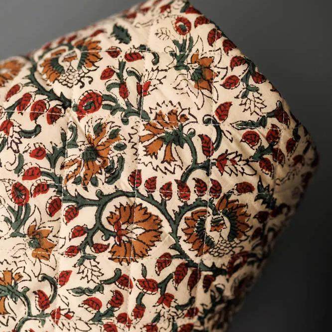 限量双面印花夹棉印度棉布