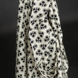 20cm长价117cm宽英国Merchant and mills黑色无花果印度棉布