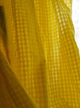 20cm长价123cm宽英国Merchant and mills亮黄百日菊印度棉布