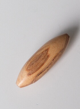 36mm×11mm1颗价英国Textile Garden自然纹理橄榄木椭圆纽扣