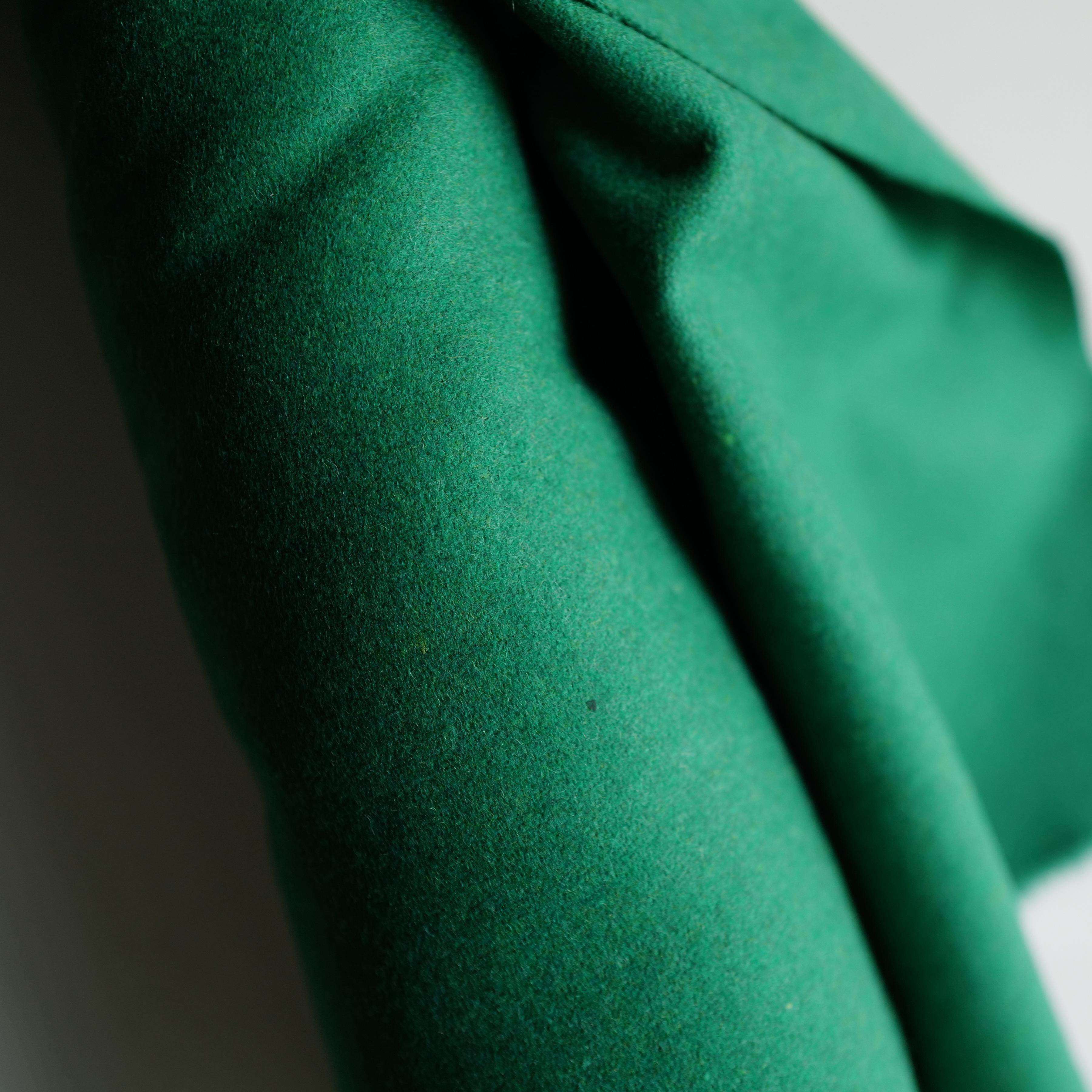 155cm宽欧芹绿法兰绒羊毛布