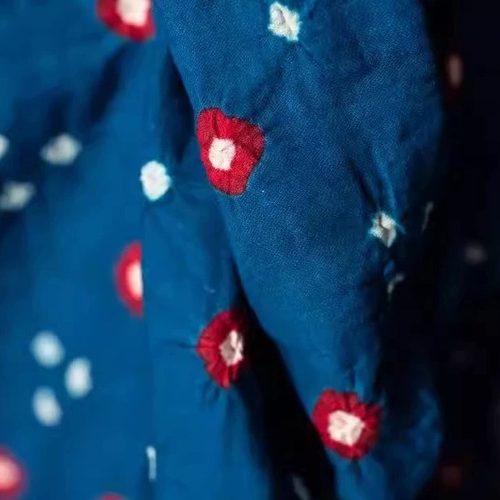 靛蓝班达尼柔滑棉布100cm宽