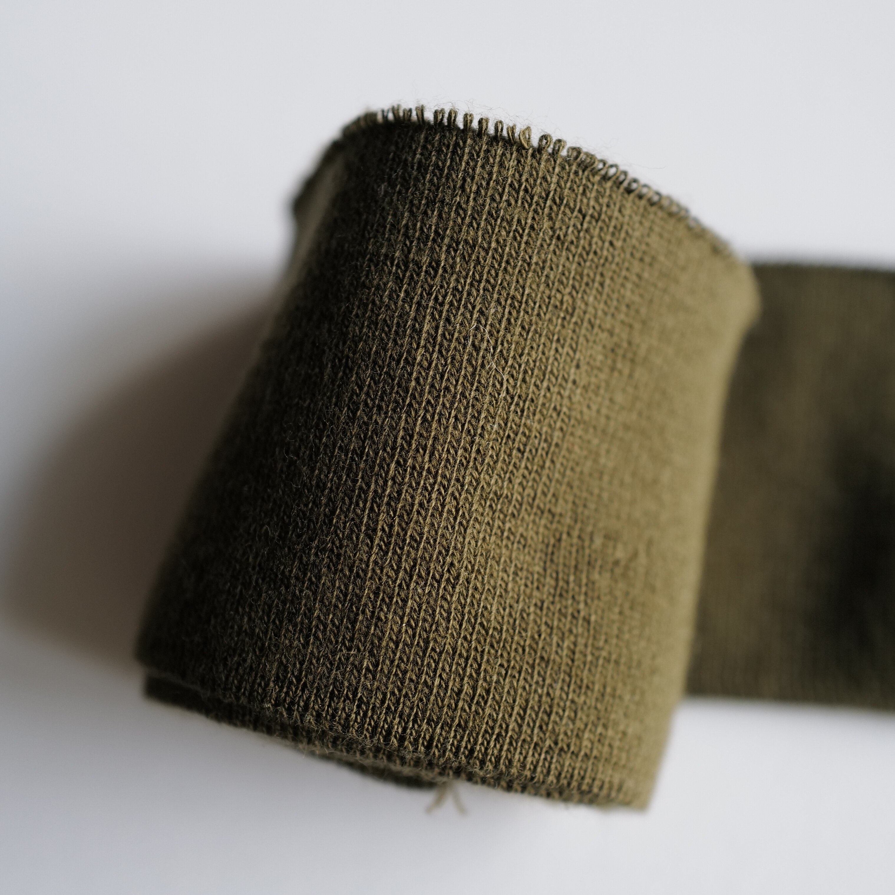 6cm宽空军绿弹力针织罗纹布