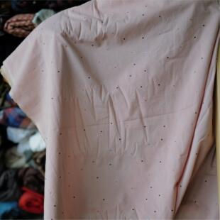 10cm长价105cm宽英国Merchant and mills粉红双子座斑点刺绣棉布