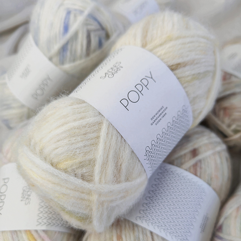 Sandnes poppy  挪威进口新款羊驼绒毛线 手编毛衣毛衣开衫帽子线
