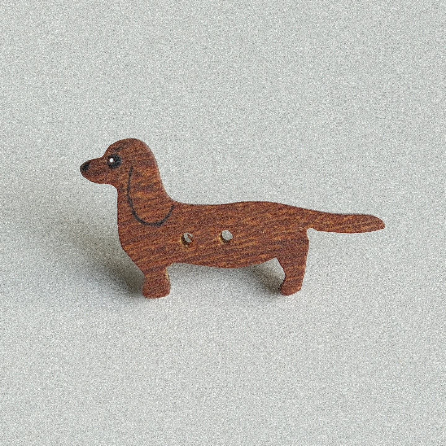 迷你腊肠狗造型童趣纽扣