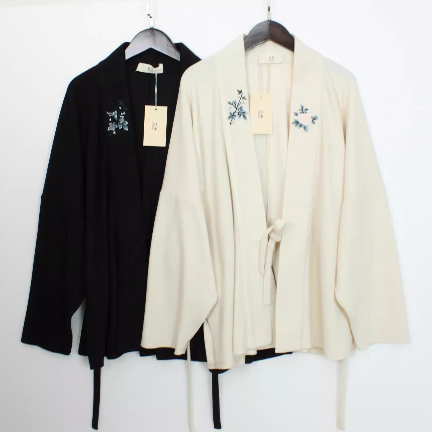 忱禾 | 新中式飞机袖刺绣上衣汉服Y627