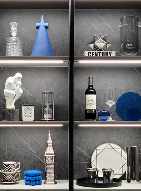 简约现代酒柜家居软装饰品摆件