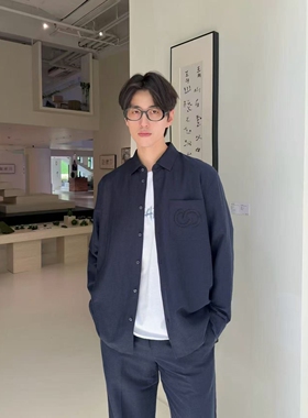 CHESTER CHARLES | 2026新款 男款 口袋logo衬衫松紧腰休闲裤套装