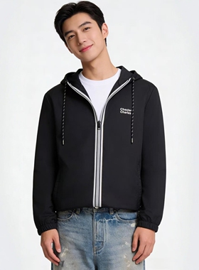 CHESTER CHARLES | 2026新款 男款 时尚潮流拉链连帽夹克外套
