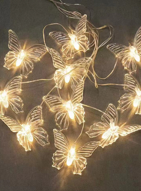 婚庆新款灯饰蝴蝶吊灯亚克力发光灯婚礼空中吊顶透明装饰挂饰灯具