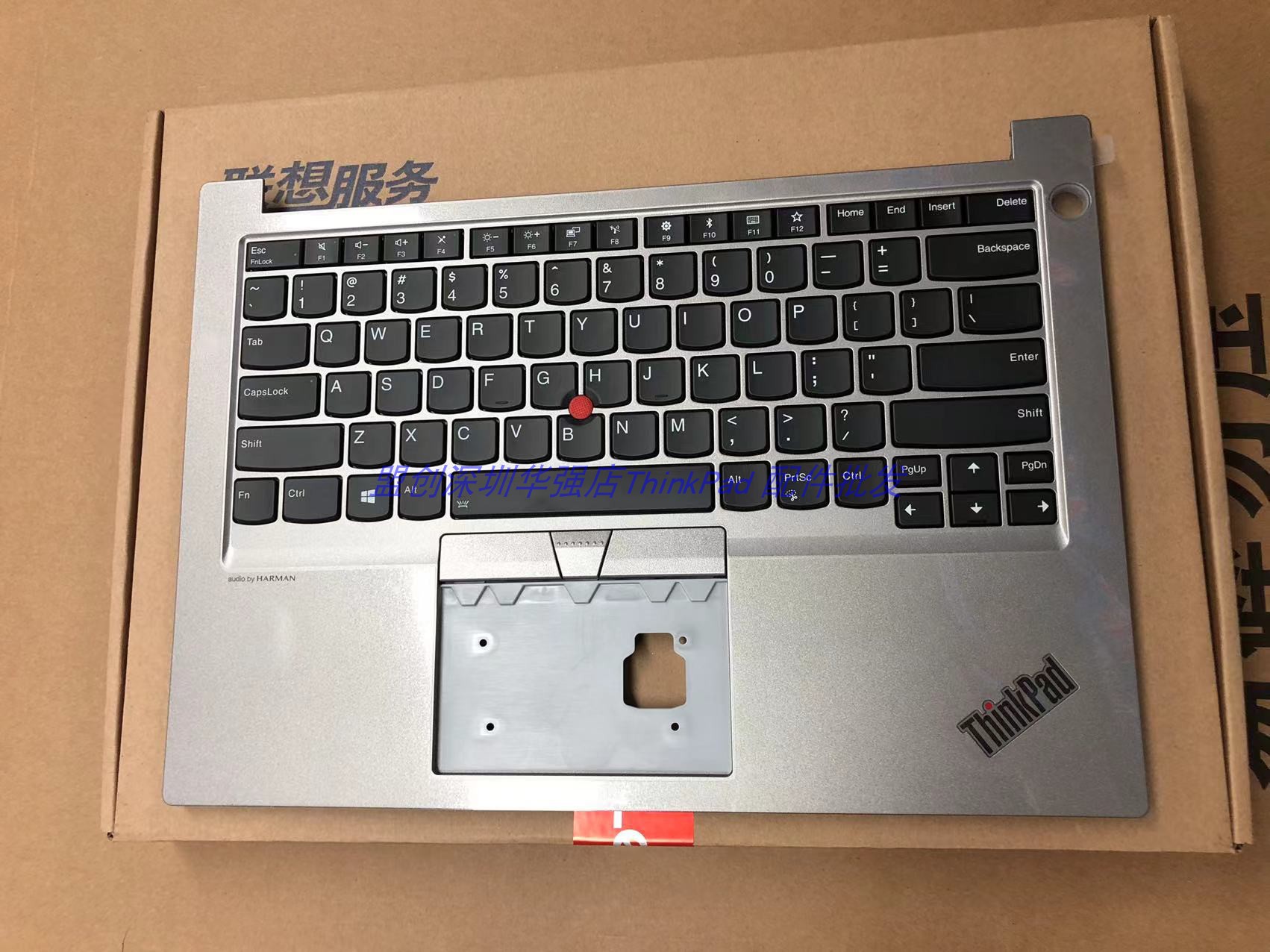Thinkpad E14 R14 Gen1 银色C壳掌托背光键盘一体外壳5M10W64411
