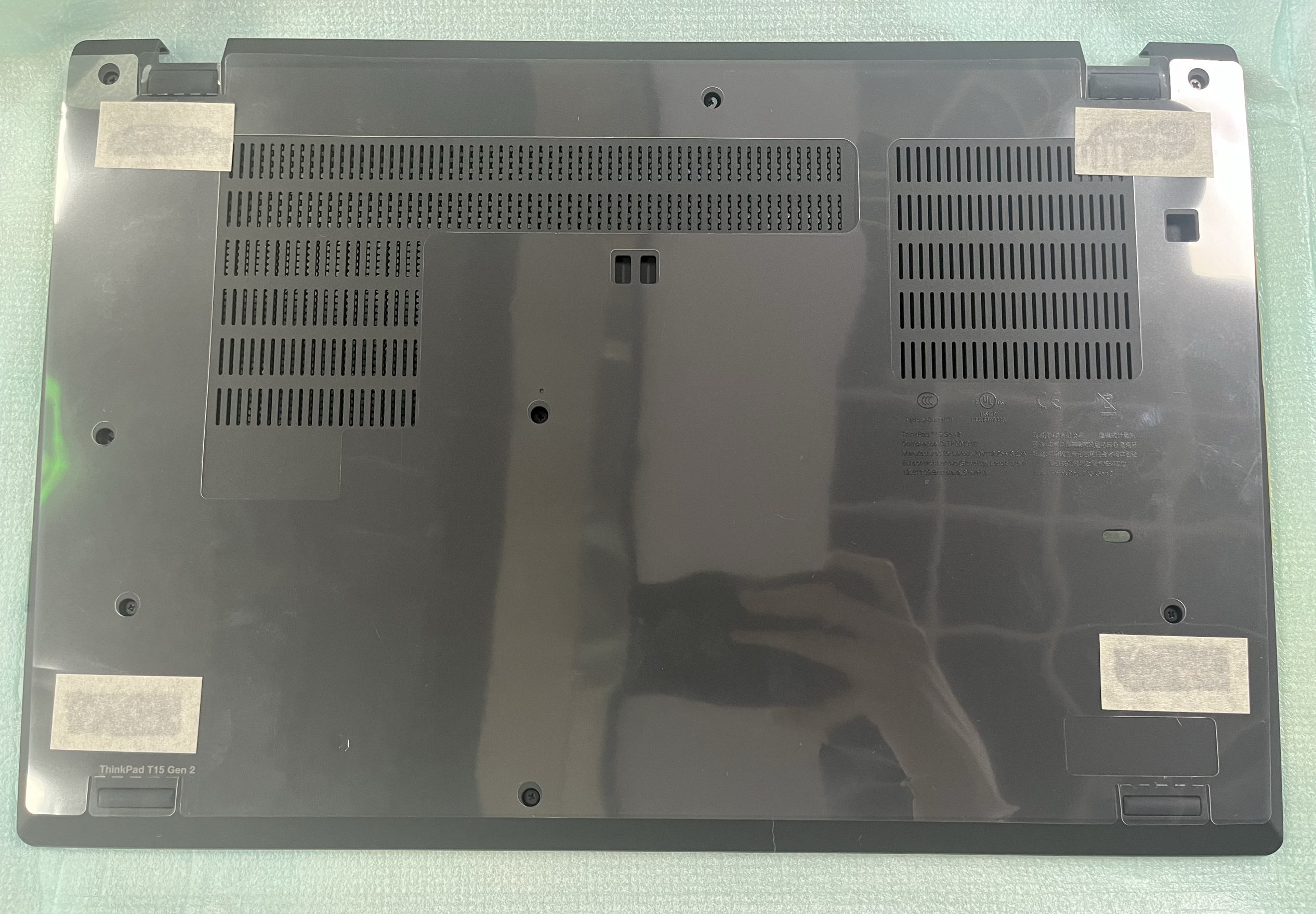 Thinkpad T15 Gen 2 D壳 底盖主机下盖后盖外壳 5CB0Z69263网口