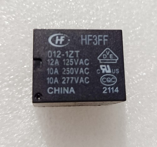 宏发HF3FF 012-1ZT  HF3FA－012 HTF正品12VDC 10A/250VAC 4脚