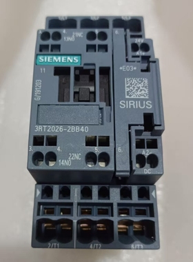 进口正品接触器3RT2026-2BB40 DC24V 3RT2025 3RT2024 3RT2023-1B