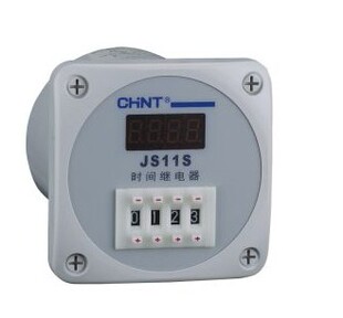 正品正泰数显时间继电器JS11S 9999 多位可设 AC220V 380v多功能