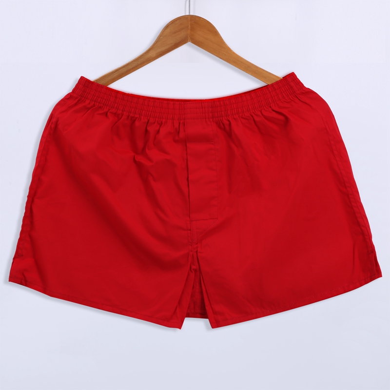 百世客大红梭织棉阿罗裤