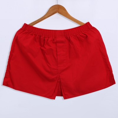 百世客大红梭织棉阿罗裤