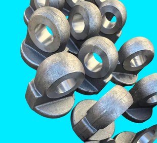 液压油缸锻打缸底63铸钢80耳环一体锻件油缸配件焊接缸底100轴承