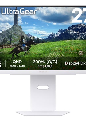 LG27GS86Q-B/WNanoIPS2K180Hz(200HzO/C)HDR4001ms游戏电竞显示器