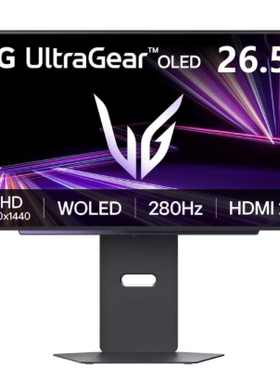 LG27GX700A2K280Hz四代OLED电竞显示器10bitTrueBlack500P3 99.5%