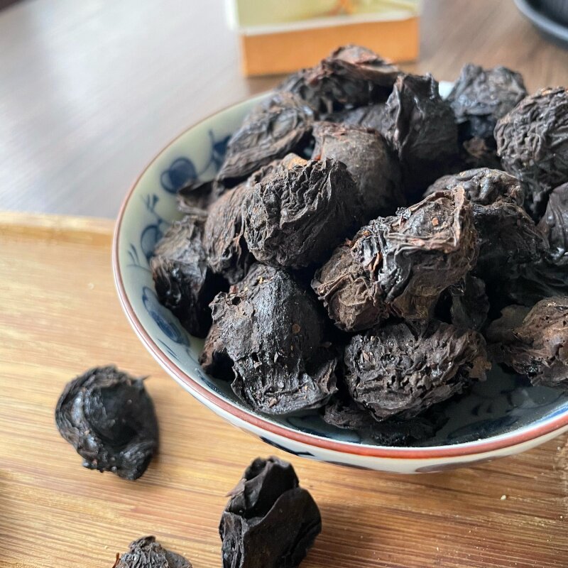 烟熏乌梅干 纯手工传统果木熏 酸梅汤原料 150克瓶