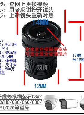 萤厂C6HN专用玻璃镜头镜片