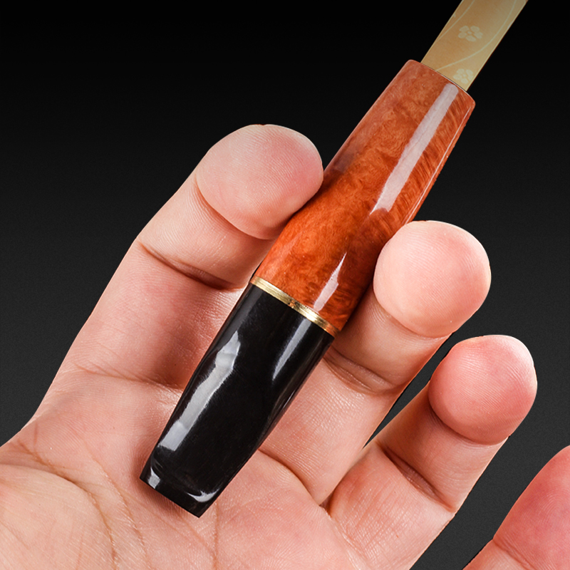 烟斗侠石楠木烟嘴牛角烟嘴