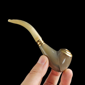 天然牛角烟斗专用过滤嘴男士
