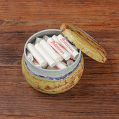 9mm活性炭滤芯烟斗过滤芯烟道陶瓷头实木烟嘴专用清洁配件过滤器