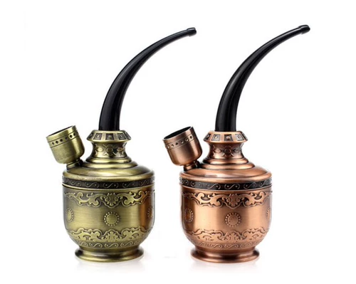 Ретро большой пластиковый кальян, мундштук