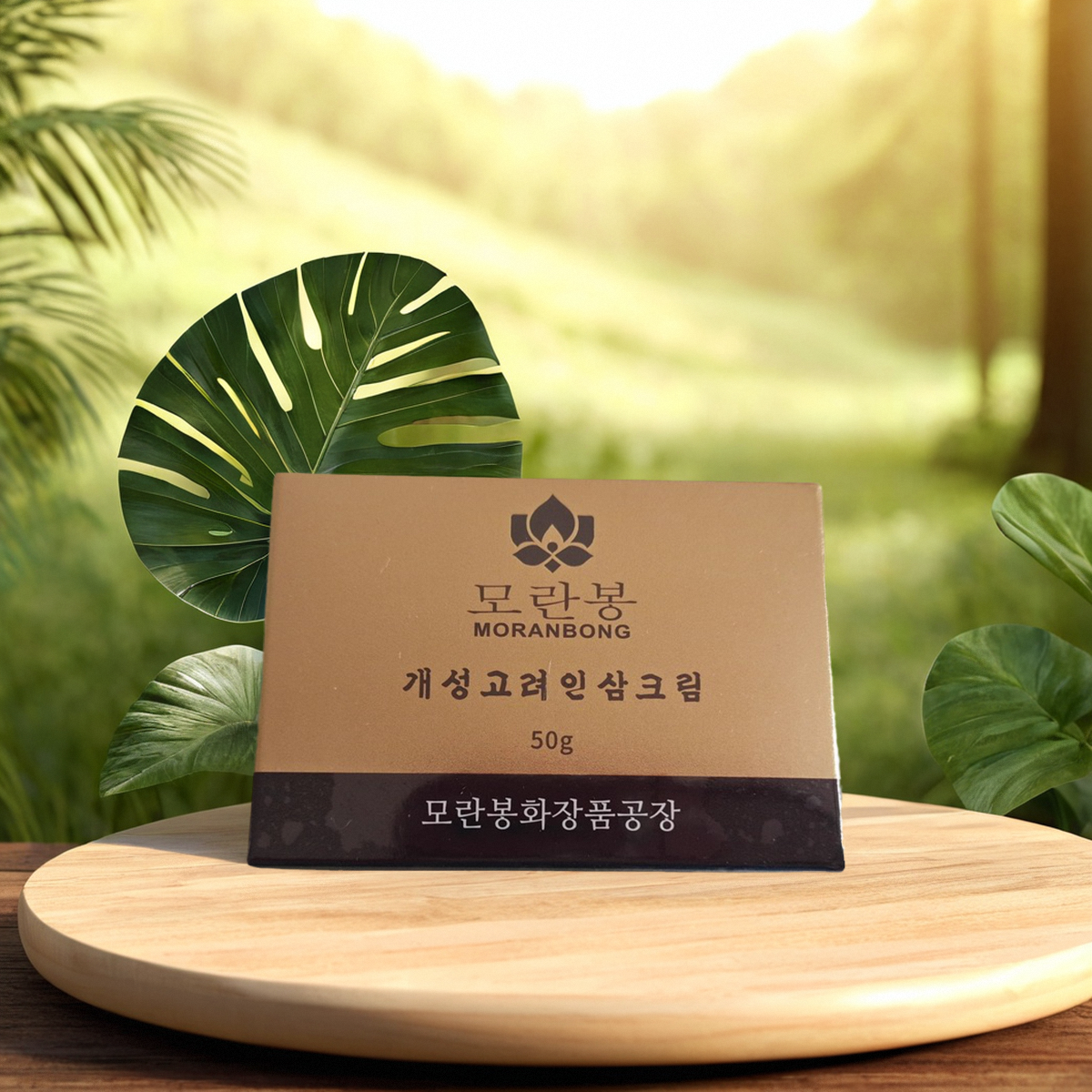 朝鲜面霜牡丹峰人参灵芝fang衰保湿护肤品匹敌欧洲化妆品正品包顺