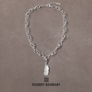 FOUNDRY BOUNDARY设计师品牌环形交叠项链