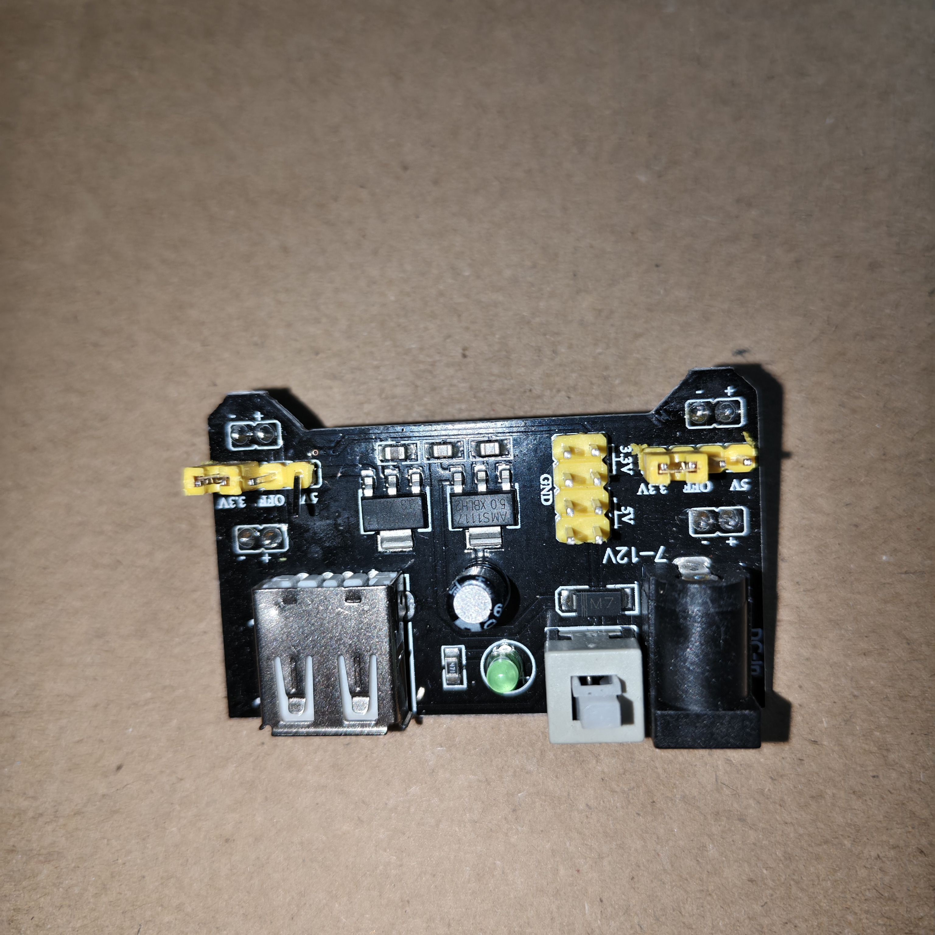 二手拆机面包板 电源模块 兼容5V 3.3V ，研究品