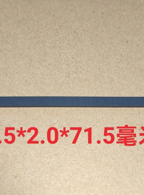 1元5条 71.5*4.5*2.0 斑马导电胶条 液晶屏导电胶条 橡橡胶导电