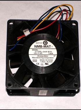 美蓓亚NMB 8038 12v1.6A 8CM暴力风扇PWM控速风扇 3115RL-04W-B76