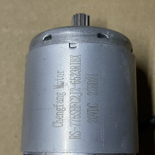 775电机20V带齿电机DIY