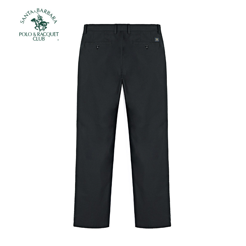 圣大保罗薄款宽松休闲裤春夏季中年男士商务直筒裤子棉质男裤