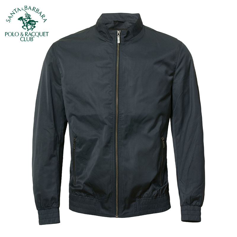 圣大保罗夹克 立领商务休闲防风中年外套 春秋款宽松版型夹克衫