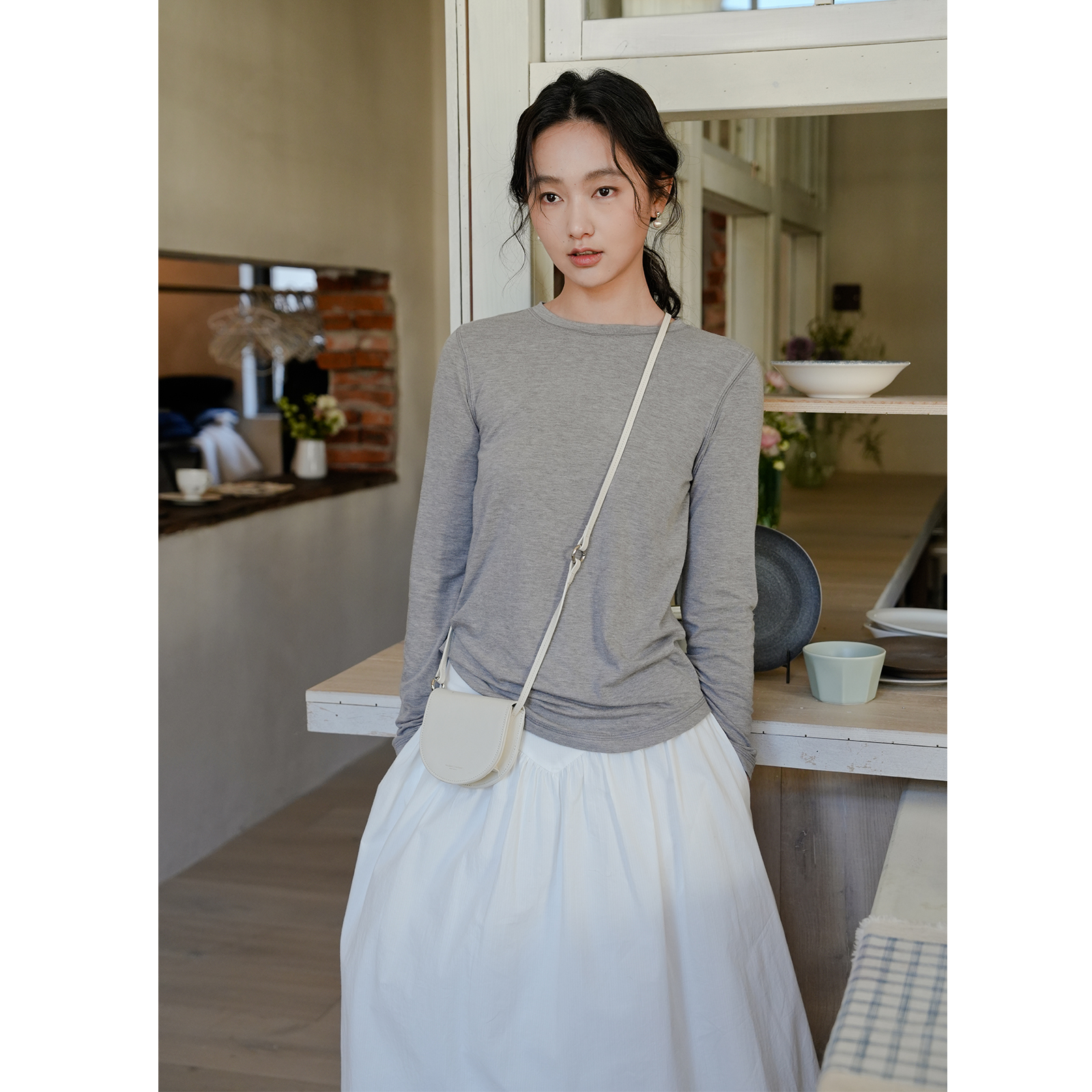 DAILY CLOSET实穿主义 软软糯糯多色打底0压长袖T恤