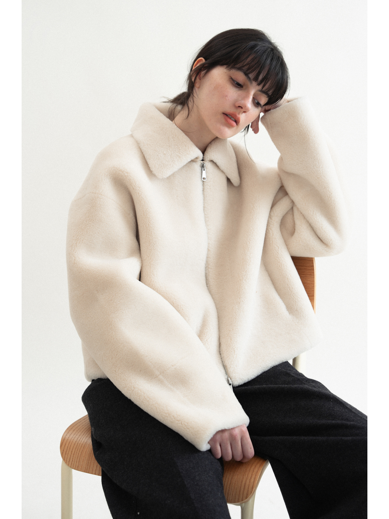 皮毛一体大衣dailycloset