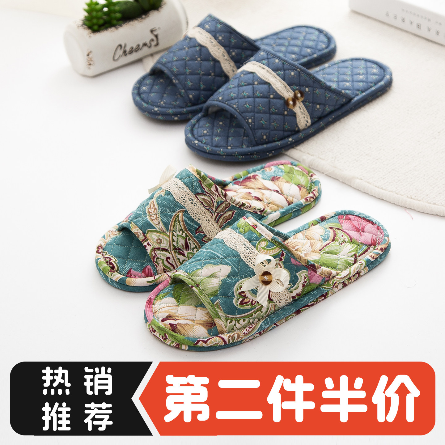 布底拖鞋女夏天室内家居2025新款情侣家用地板静音男士春秋四季