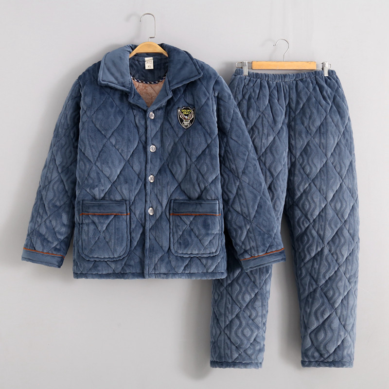 男士夹棉睡衣冬季加厚加绒秋冬天保暖水晶绒男装家居服套装,女士内衣/男士内衣/家居服,睡衣/家居服套装,淘宝优惠券,粉丝福利购,淘宝优惠卷