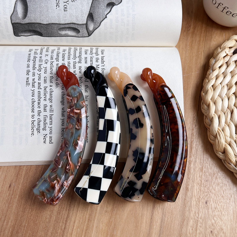 法式复古弧形香蕉夹~韩国FRANCE豹纹玳瑁色马尾夹竖夹后脑勺发夹,饰品/流行首饰/时尚饰品新,发饰,淘宝优惠券,粉丝福利购,淘宝优惠卷
