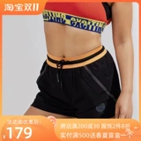 Спортивные шорты, быстросохнущие штаны, дышащее защитное белье для спортзала, комбинезон, высокая талия, для бега