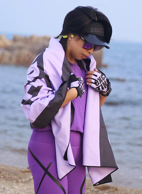 exciTING激动派新品运动毛巾男女加大版瑜伽健身房擦汗浴巾擦脸巾