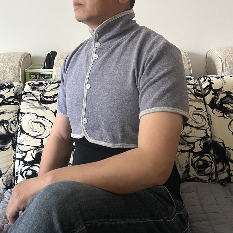 护肩颈椎坎肩男款睡觉肩膀保暖护肩颈护背空调房坎肩男女通用马甲