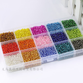 手工灌银玻璃米珠串珠散珠民族服饰DIY编手链项链十字绣2 4mm