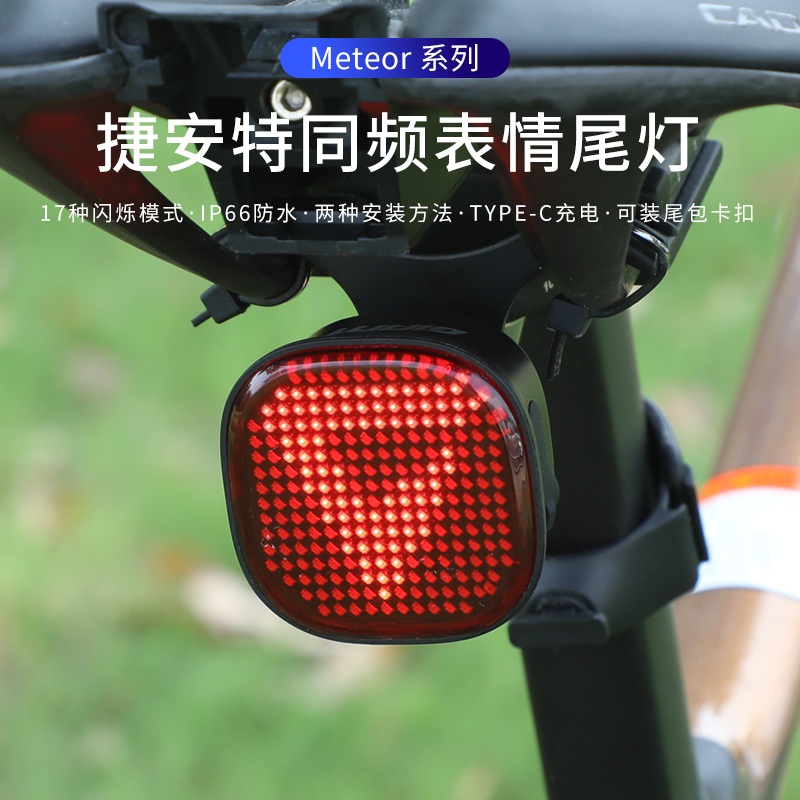 捷安特自行车防雨尾灯骑行配件