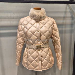 Michaa 鹅绒9 立领貂毛羽绒服 不议价包快递 奥特莱斯代购